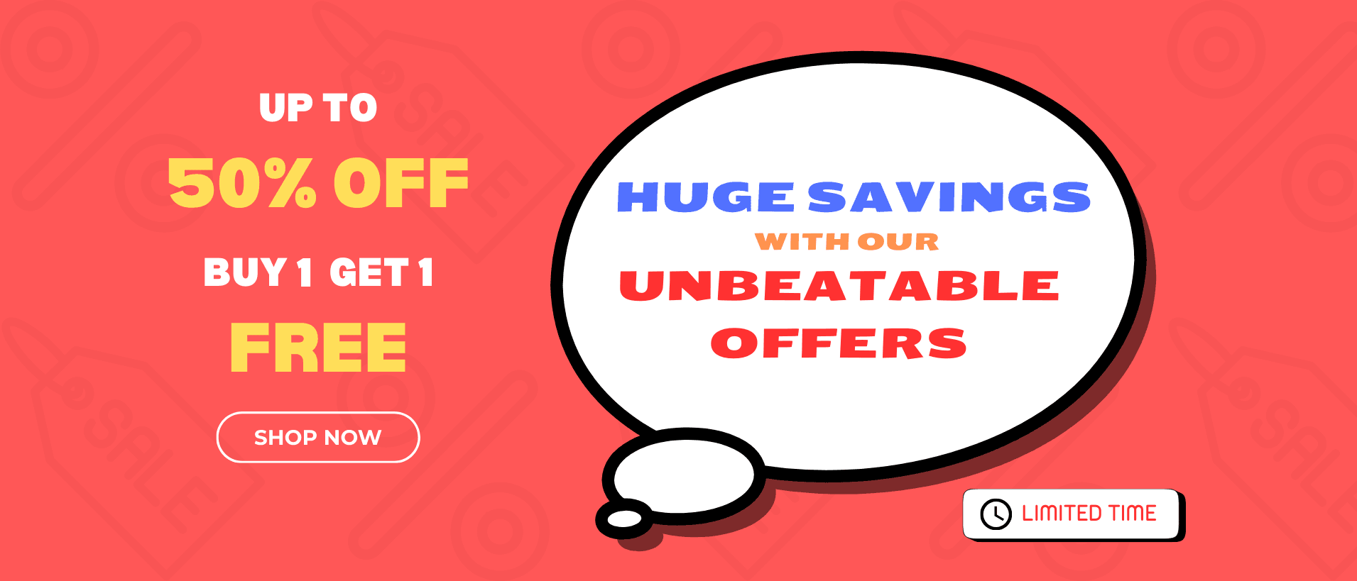 Up To 50% Off | Buy 1 Get 1 Free