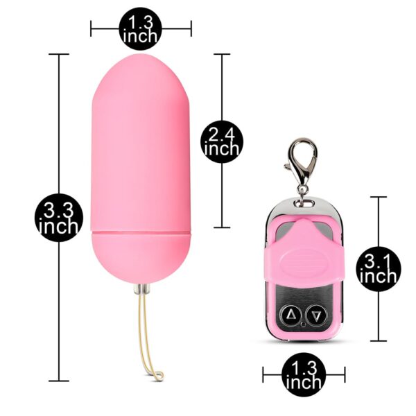 Remote Control 10 Function Love Egg Vibrator - image number 4