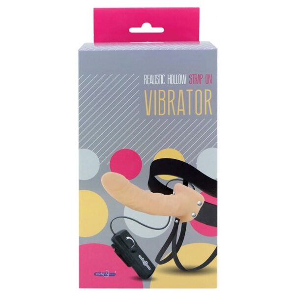 Seven Creations Realistic Hollow Strap On Vibrator - image number 2