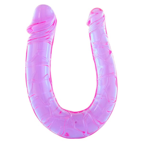 Seven Creations Double Mini Twin Head Jelly Penis Dildo - image number 1