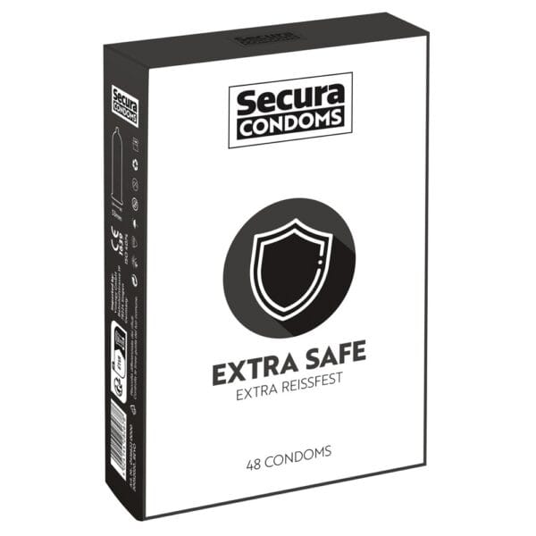 Secura Extra Safe Condoms (48 Pack) - image number 1