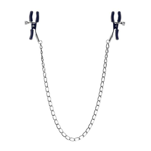 Me You Us Adjustable Nipple Clamps with Chain