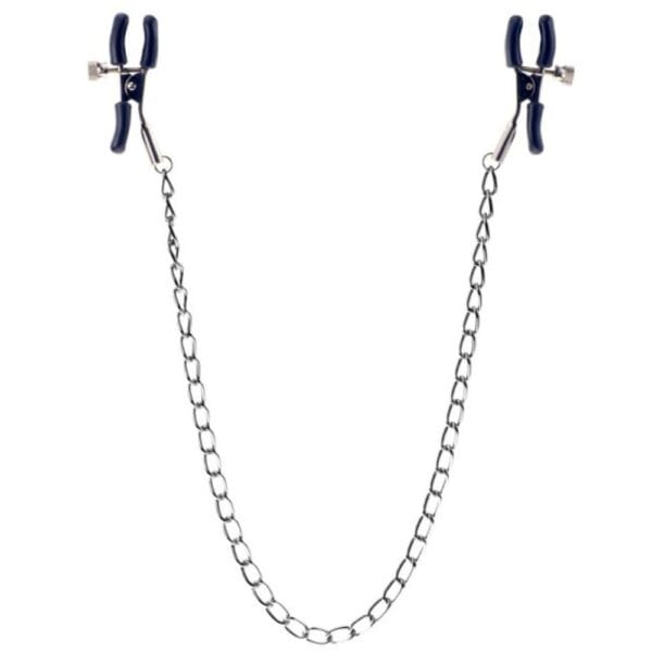 Me You Us Adjustable Nipple Clamps with Chain