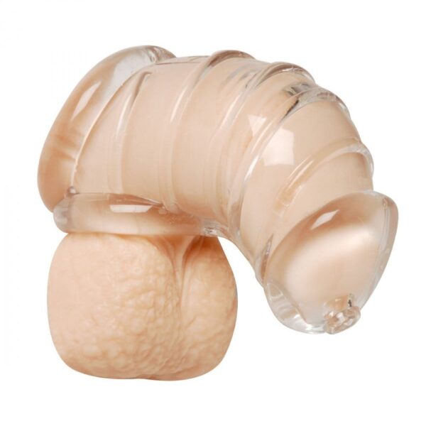 Master Series Soft Body Clear Male Chastity Cage - image number 1