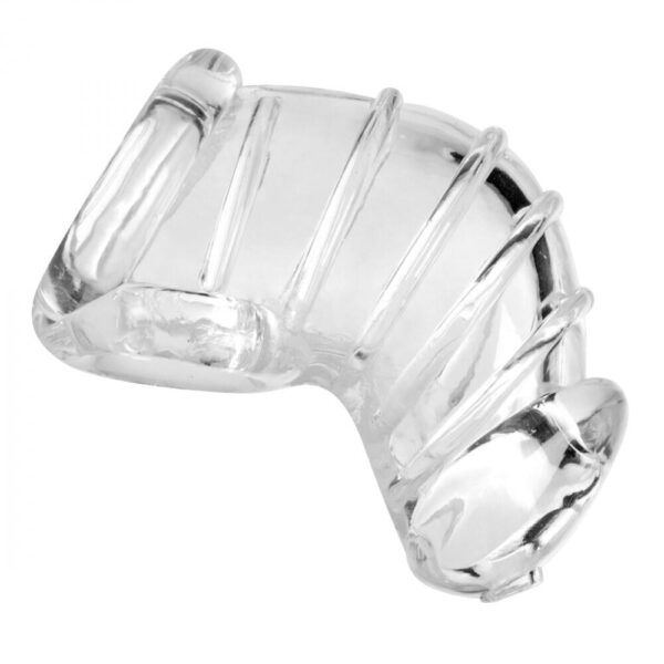 Master Series Soft Body Clear Male Chastity Cage - image number 2
