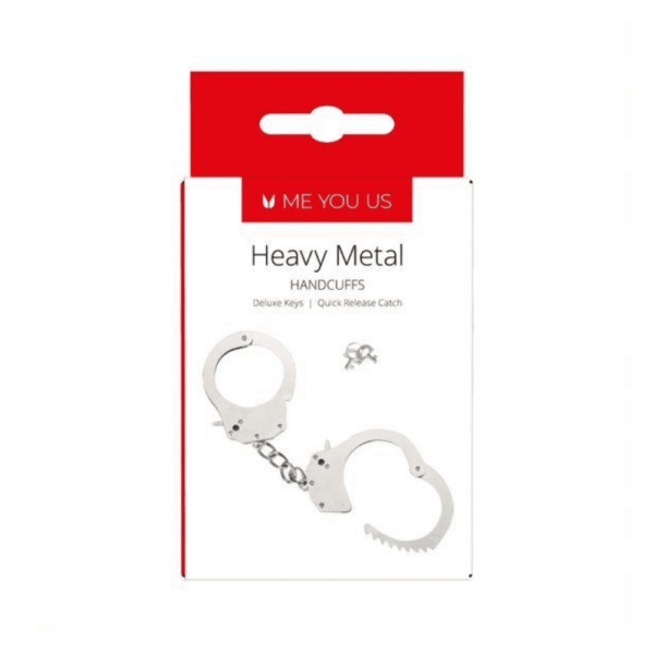Me You Us Heavy Metal Handcuffs - image number 2
