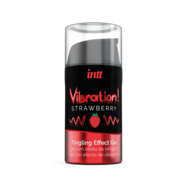 Liquid Vibration Tingling Pulsing Warming Effect Strawberry Flavoured Gel - image number 2