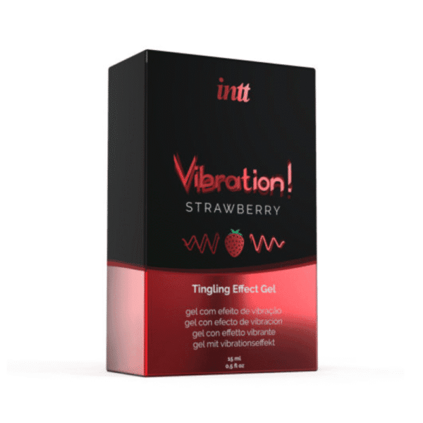 Liquid Vibration Tingling Pulsing Warming Effect Strawberry Flavoured Gel - Image 3
