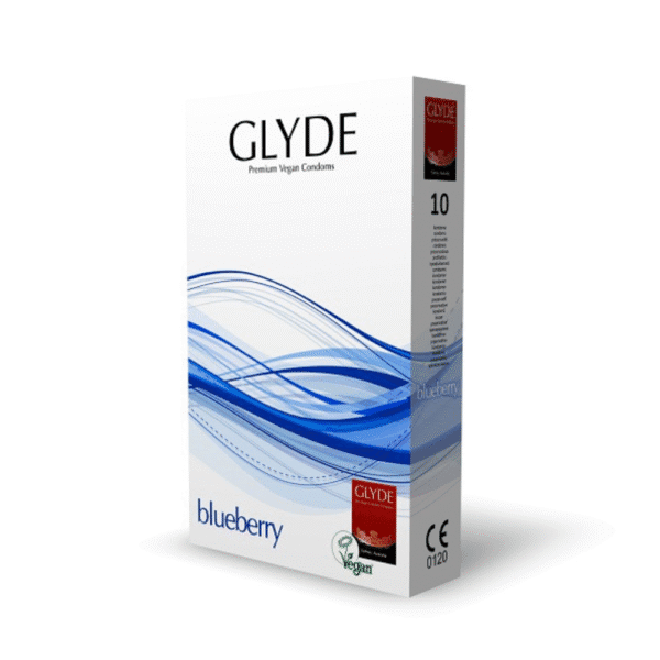 Glyde Blueberry Flavoured Condoms (10 Pack) - image number 2
