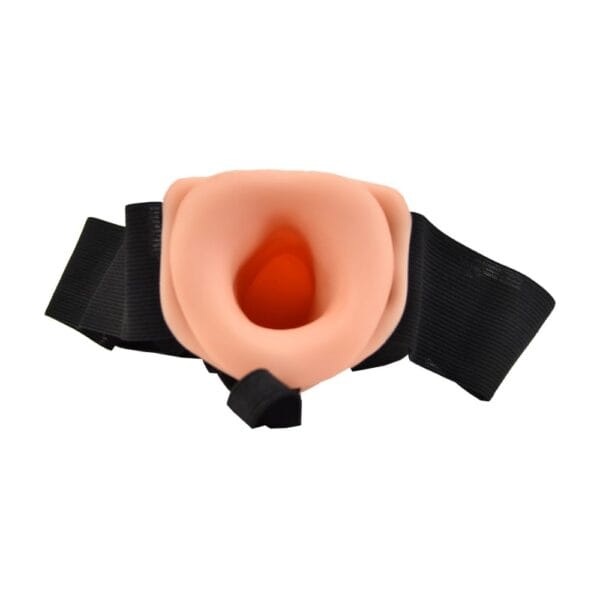 Loving Joy Realistic Unisex Hollow Strap-On 8 Inch - image number 3