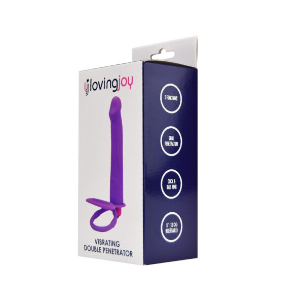 Loving Joy 7 Function Vibrating Double Penetration Strap-On - image number 3