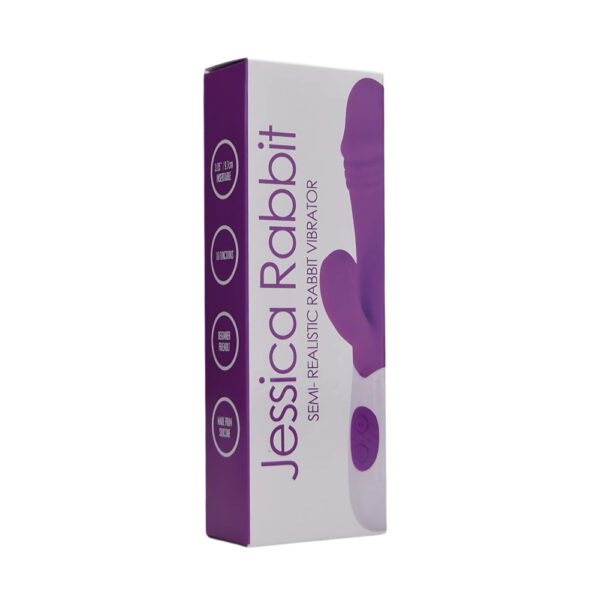 Jessica Rabbit 10 Function Semi-Realistic Slim Rabbit Vibrator - image number 6