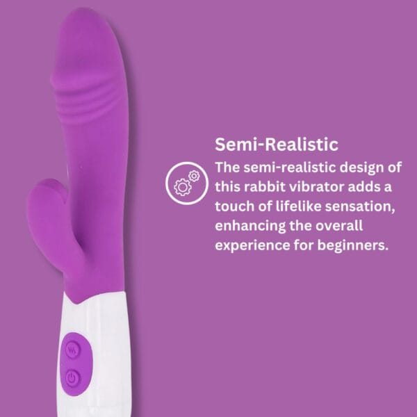 Jessica Rabbit 10 Function Semi-Realistic Slim Rabbit Vibrator - image number 4