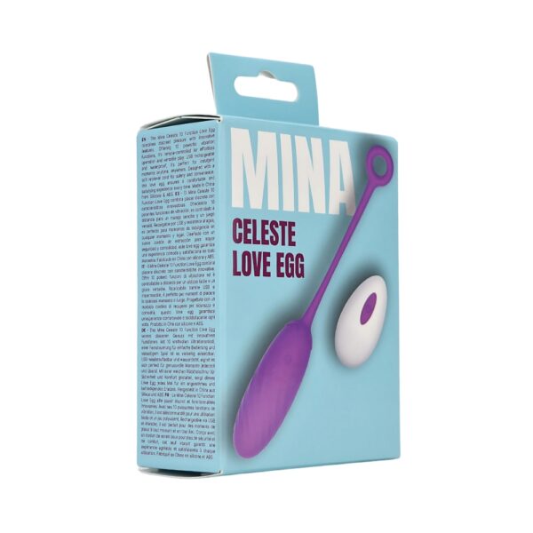 Mina Celeste Remote Control Rechargeable Love Egg Vibrator - image number 5