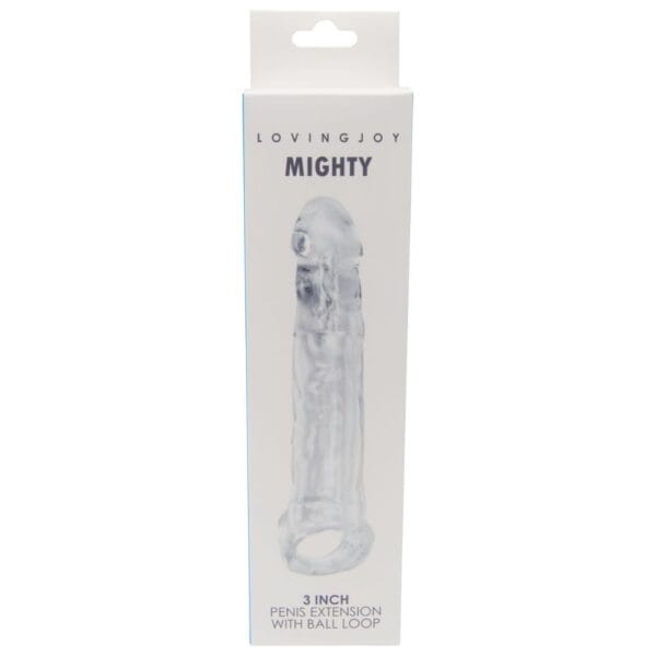 Loving Joy Mighty 3 Extra Inches Penis Extender with Ball Loop - image number 3