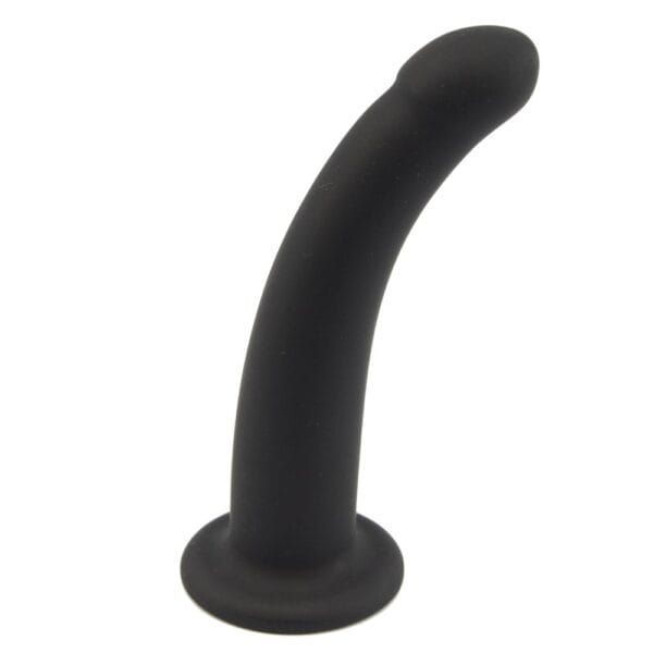 Loving Joy Curved Silicone Suction Cup Dildo 5 Inch - image number 1