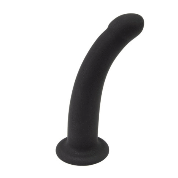 Loving Joy Curved Silicone Suction Cup Dildo 5 Inch - image number 1