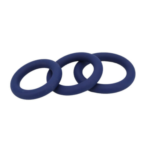 Loving Joy Thick Silicone Cock Ring Set (3 Pack) - image number 1