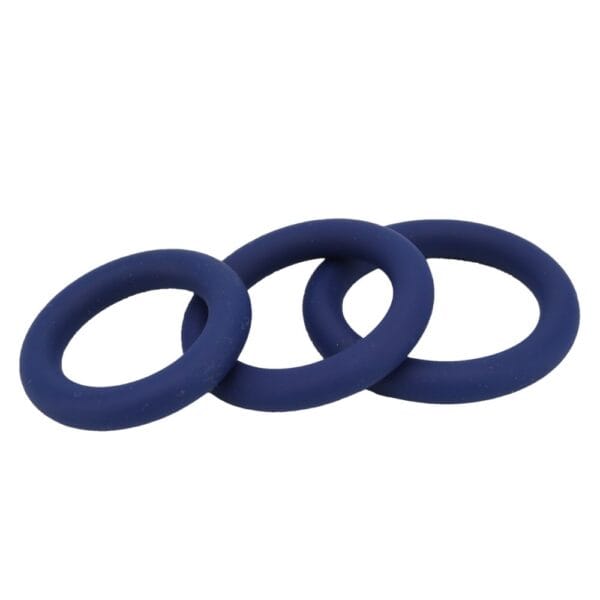 Loving Joy Thick Silicone Cock Ring Set (3 Pack) - image number 1