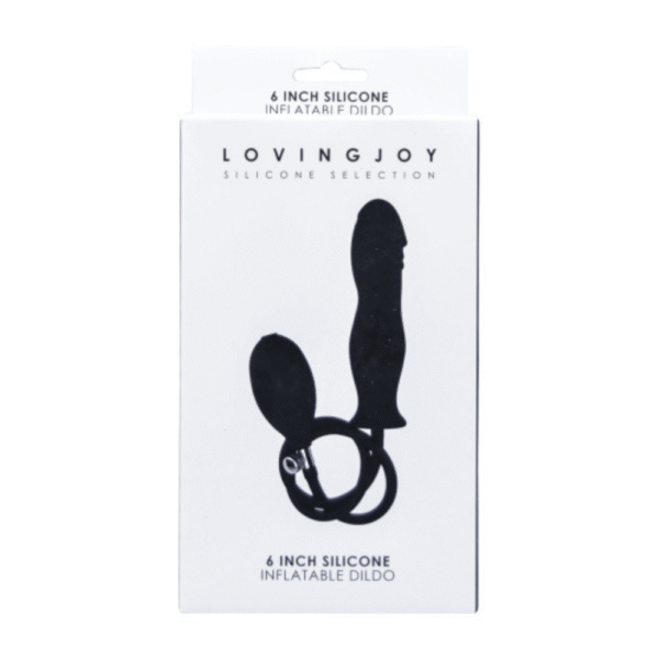 Loving Joy Inflatable Silicone Dildo 6 Inch - image number 2