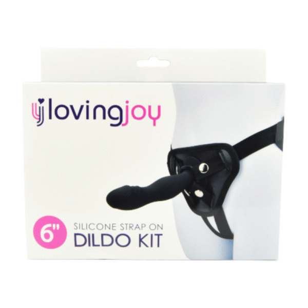 Loving Joy Strap-On Harness Kit with Silicone Dildo 6 Inch - image number 5