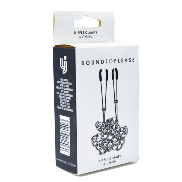 Bound To Please Adjustable Nipple Clamps with Chain - image number 3