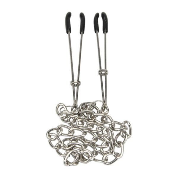 Bound To Please Adjustable Nipple Clamps with Chain - image number 2