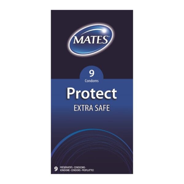 Mates Protect Extra Safe Condoms (9 Pack)
