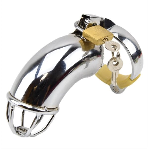 Impound Exhibition Stainless Steel Male Chastity Device – image number 1