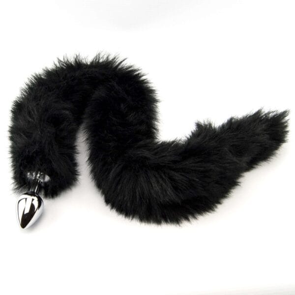 Furry Fantasy Black Panther Tail Butt Plug – image number 1