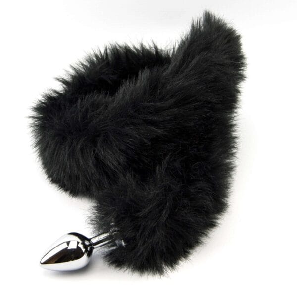 Furry Fantasy Black Panther Tail Butt Plug – image number 2
