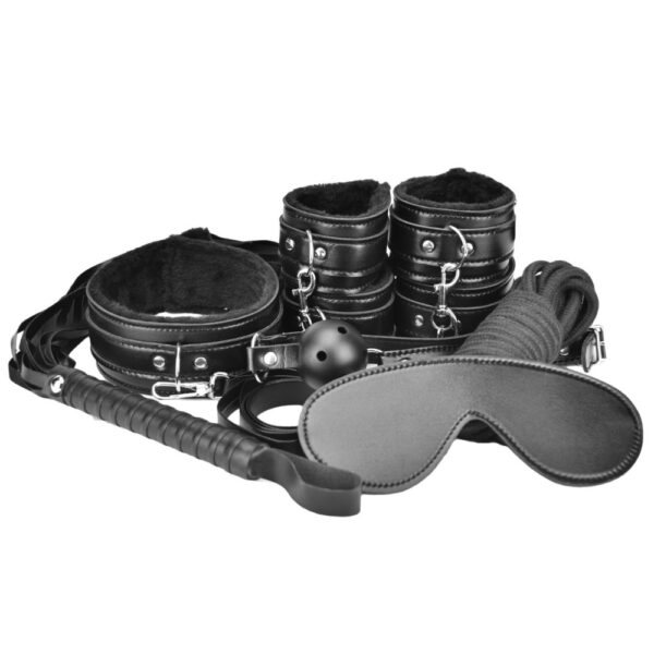 Loving Joy Beginner's Bondage Kit Black 8 Piece – image number 1