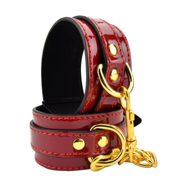 Bound to Please Red Wrist Cuffs – image number 2