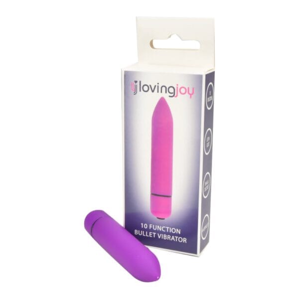 Loving Joy 10 Function Purple Bullet Vibrator – image number 3