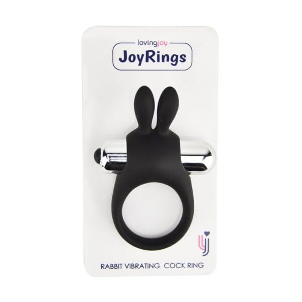 JoyRings Silicone Rabbit Vibrating Cock Ring – image number 4