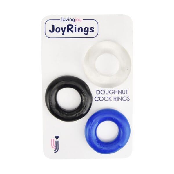 JoyRings Doughnut Cock Rings 3 Pack – image number 2
