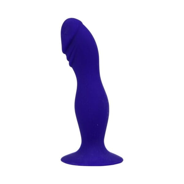 Loving Joy Midnight Blue Silicone Suction Cup Dildo 6 Inch – image number 2