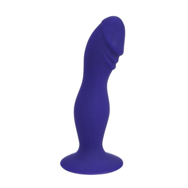 Loving Joy Midnight Blue Silicone Suction Cup Dildo 6 Inch – image number 1