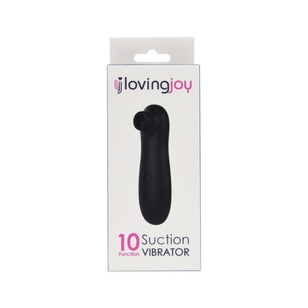 Loving Joy 10 Function Clitoral Suction Vibrator Black – image number 4