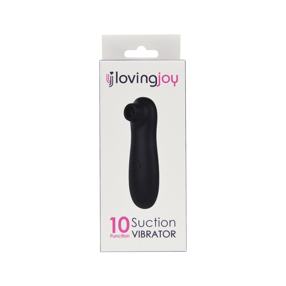 Loving Joy 10 Function Clitoral Suction Vibrator Black – image number 4