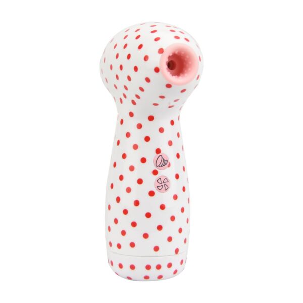 Loving Joy 2 In 1 Suction Vibrator Polka Dot – image number 2