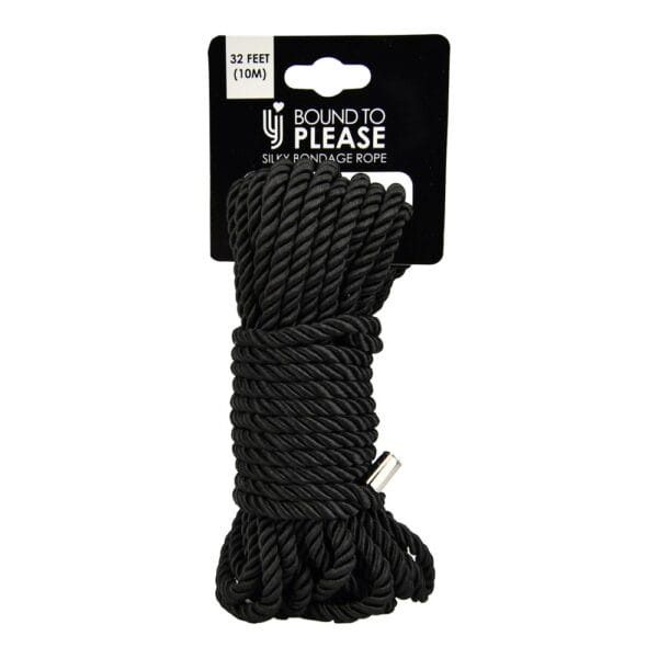 Bound to Please Silky Bondage Rope 10m Black – image number 3