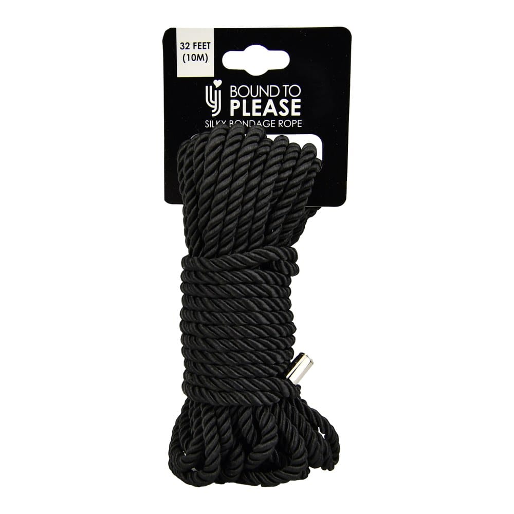 Bound to Please Silky Bondage Rope 10m Black – image number 3
