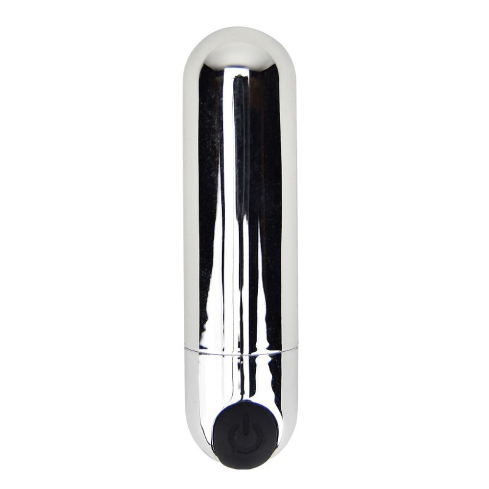 Loving Joy 10 Function Rechargeable Silver Bullet Vibrator – image number 1