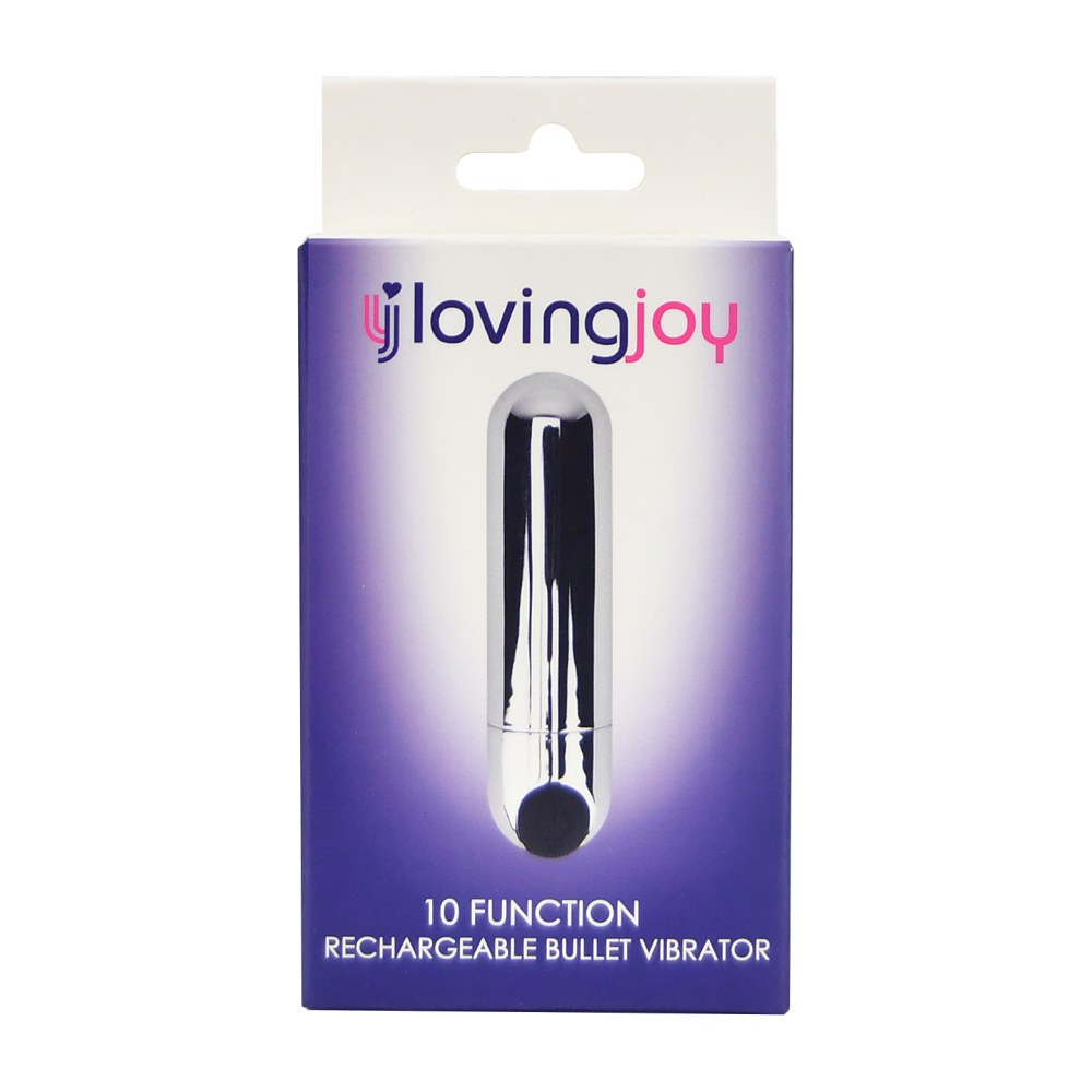 Loving Joy 10 Function Rechargeable Silver Bullet Vibrator – image number 2