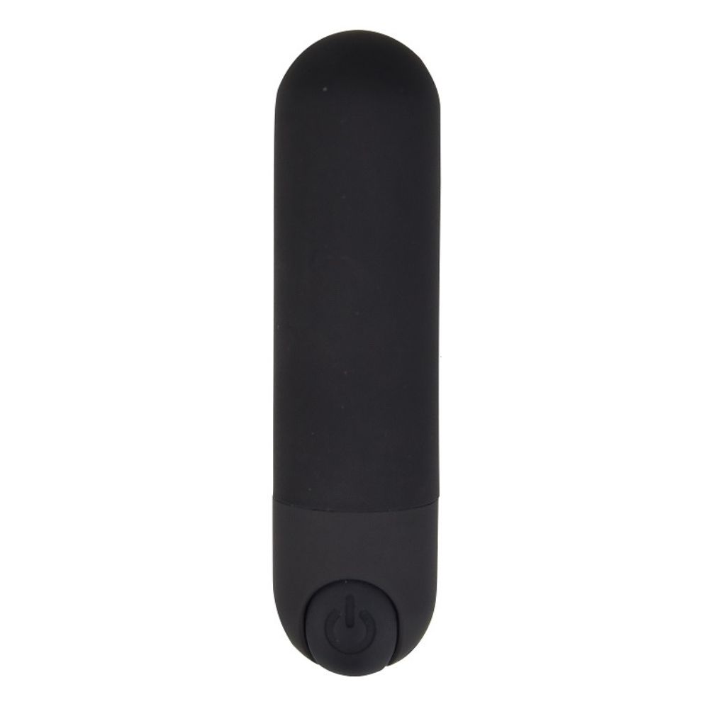Loving Joy 10 Function Rechargeable Black Bullet Vibrator – image number 1