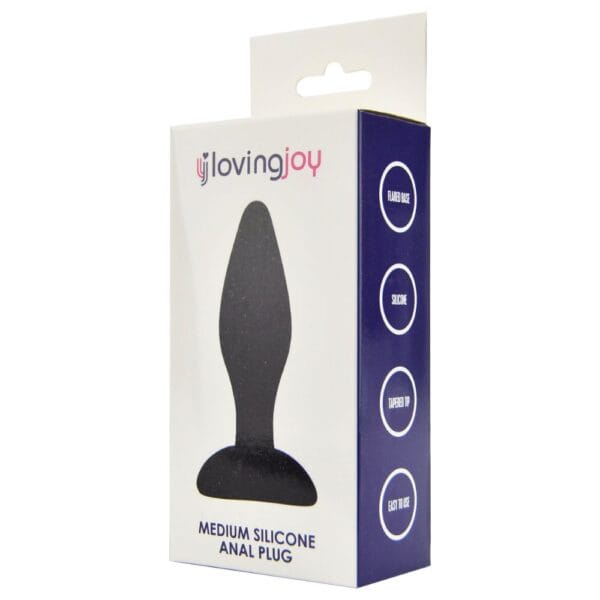 Loving Joy Medium Silicone Anal Plug – image number 4