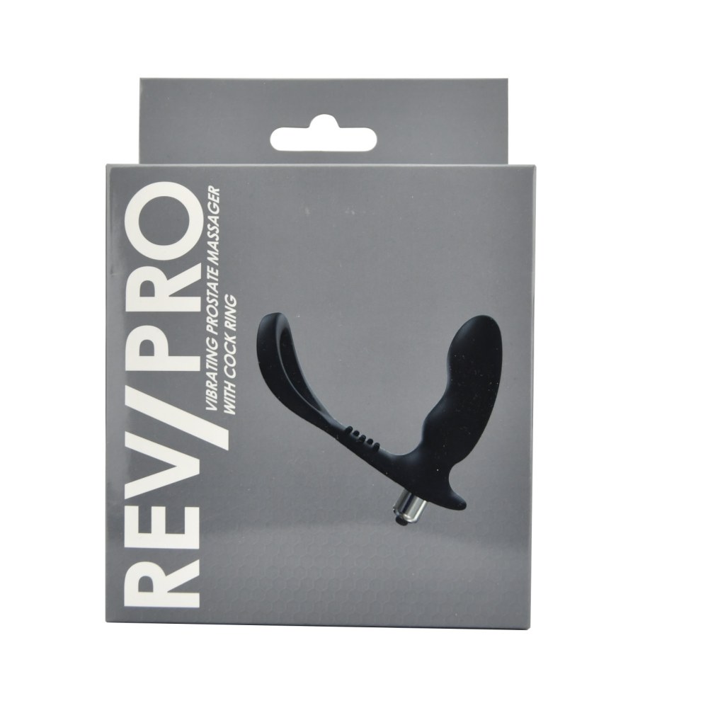 Rev-Pro Vibrating Prostate Massager with Cock Ring – image number 2