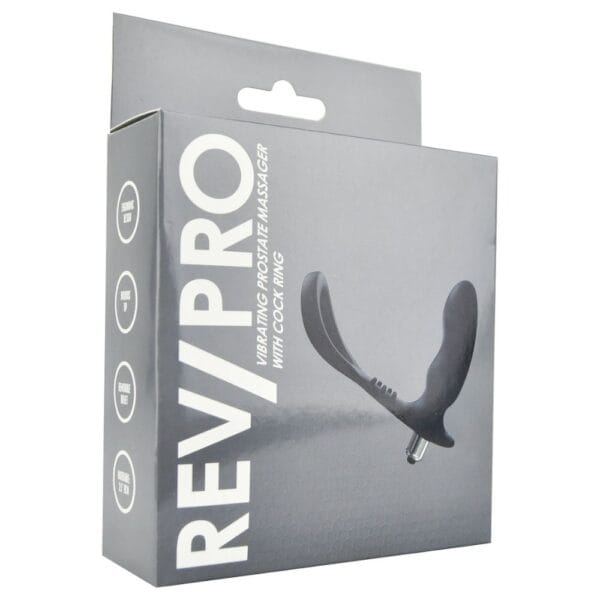 Rev-Pro Vibrating Prostate Massager with Cock Ring – image number 3