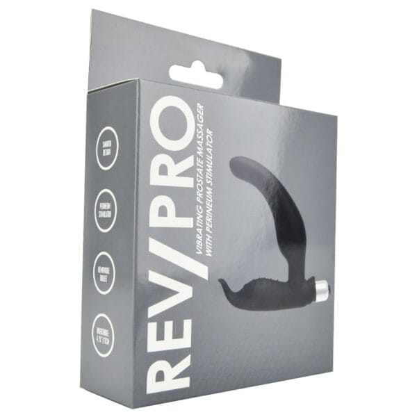 Rev-Pro Vibrating Prostate Massager with Perineum Stimulator – image number 2